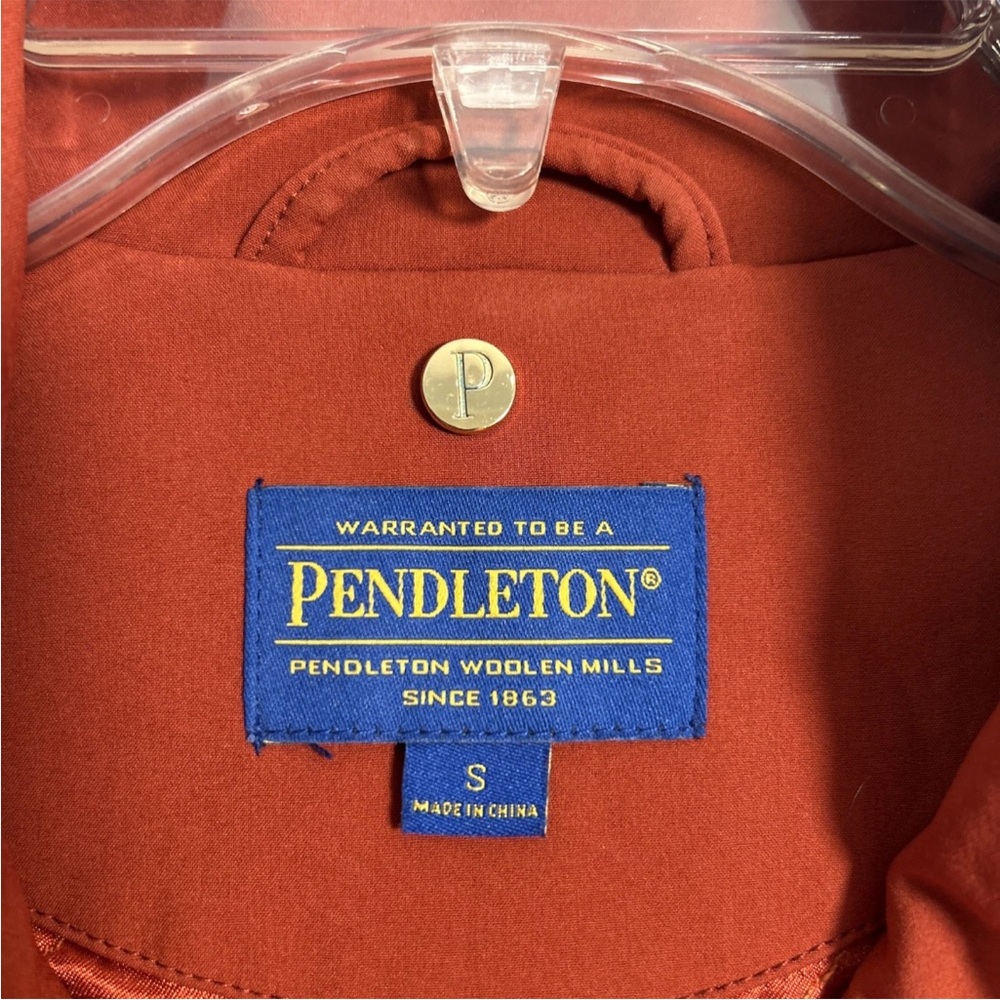 Pendleton Soft Shell Water Resistant Women’s Small Jacket Soft Quilt Lining NWOT - Picture 3 of 13